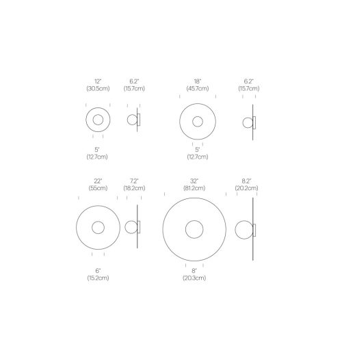 Pablo Bola Disc Deckenleuchte 22 