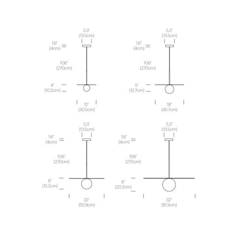 Pablo Bola Disc Pendelleuchte 12 