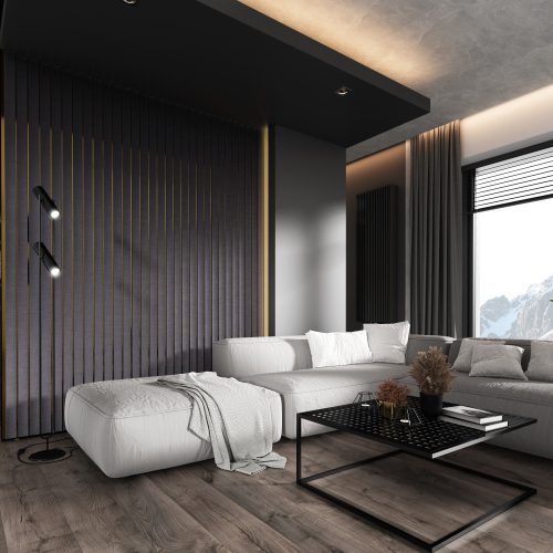 AMBER Anthrazit Wandpaneel