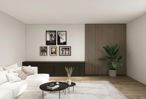 MARTEL Oak Natural/Black Wandpaneel