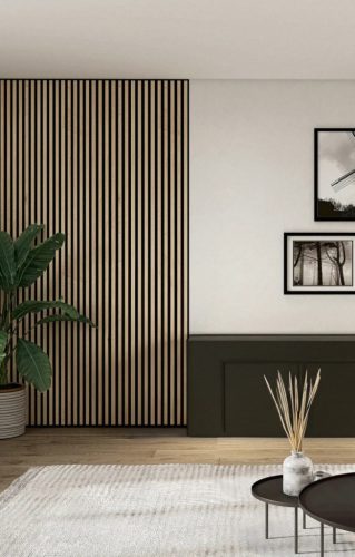 MARTEL Oak Natural/Black Wandpaneel