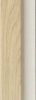 MARTEL Oak Natural/White linker Endabschluss