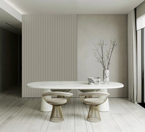 VELUTTO Dessert Beige Wandpaneel