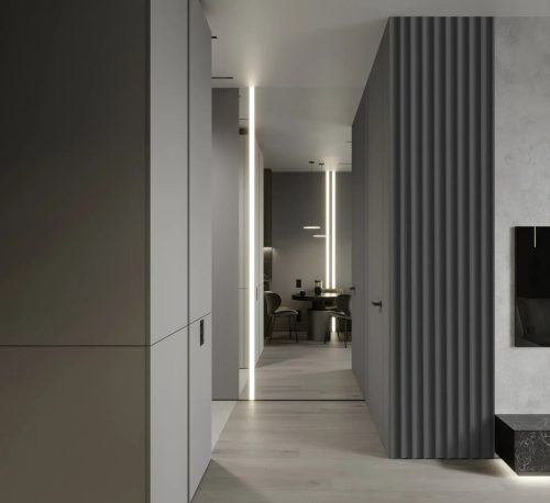 VELUTTO Shadow Grey Wandpaneel